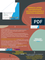 Aula 1 - Apresentação - MATOS - Marlise - Aula 1 - Universidade Decolonialidade e Educação em DH Na AL