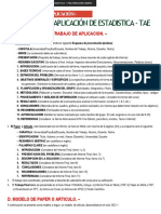 Esquema Del Informe y Paper