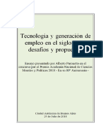 Tecnología y Generación de Empleo en El Siglo Xxi Desafíos y Propuestas