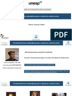Ferramentas físico-matemáticas para estudo controle motor