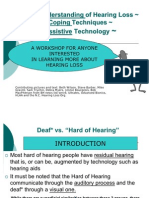 A Workshop For Anyone Interested in Learning More About Hearing Loss