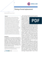 Clinical Review Timing of RRT