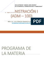Presencial Clase Introducción LJ Programa y Metodología ADM 100 A5