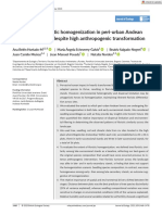 Journal of Ecology - 2020 - Hurtado M - Little Trace of Floristic Homogenization in Peri Urban Andean Secondary Forests