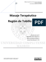 Masaje Terapéutico Tobillo y Pie