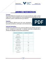 Operadores Matematicos