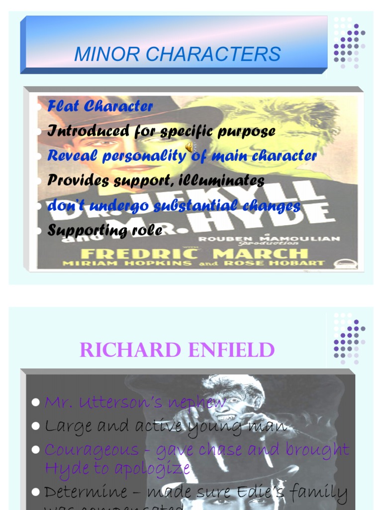Minor Characters | PDF