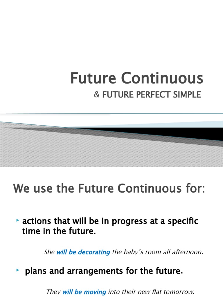 Future Continuous and Future Perfect Simple | PDF