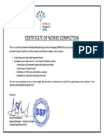 Completion Certificate - SOMCES 2