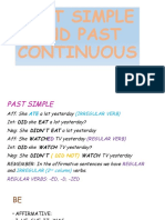 Past Simple and Continuous