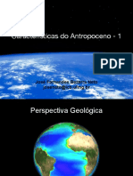 Aula 2 - Características Do Antropoceno - 1