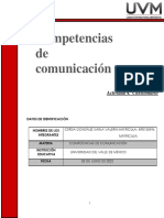 Competencias de Comunicación: Unidad1 - Actividad 4. Cuestionario
