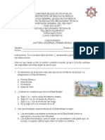 1 Examen Diagnostico Historia Primer Grado 2021 - 2022