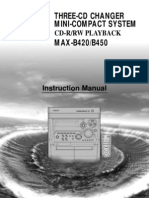 Samsung MAX-B420 B450 Manual