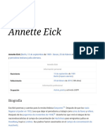 Annette Eick - Wikipedia, La Enciclopedia Libre
