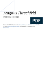 Magnus Hirschfeld - Wikipedia, La Enciclopedia Libre
