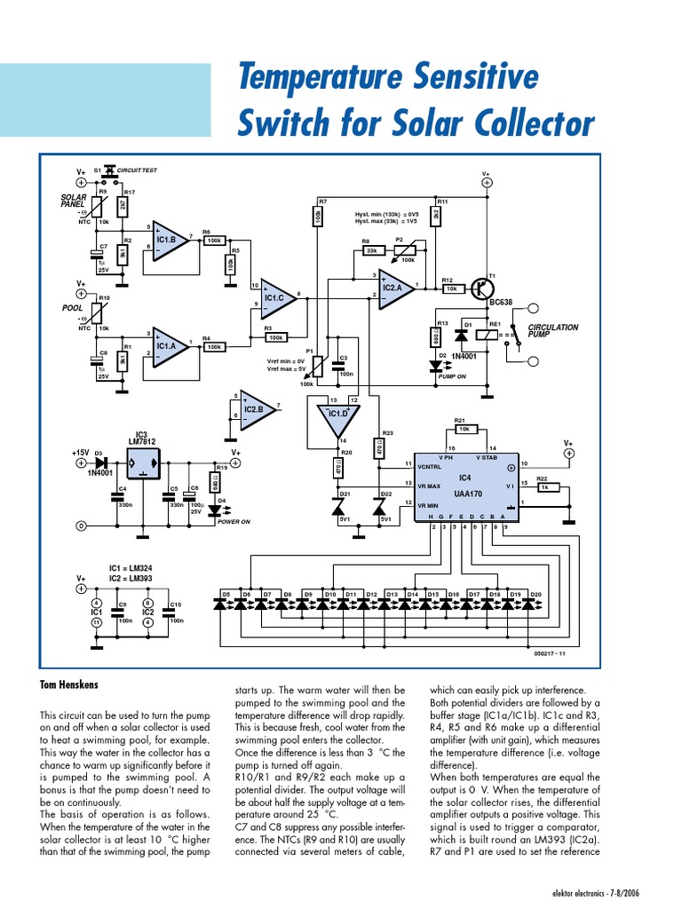Temperature Sensitive Switch For Solar Collector Tom Henskens PDF