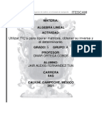 Act P2 - Utilizar TIC's para Operar Matrices, Obtener Su Inversa y El Determinante