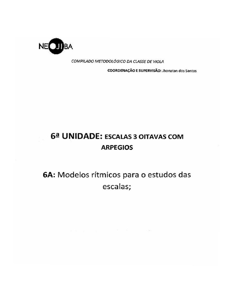 Qdoc - Tips Viola Escalas 3 Oitavas Com Arpejos | PDF