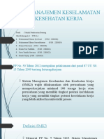 SISTEM MANAJEMEN KESELAMATAN Dan KESEHATAN KERJA-1