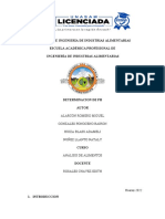 Informe de PH Analisis