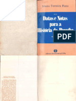 Datas de Notas Para a História Da Paraíba - Volume 1