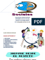 Clase Sexto Sociales 20 de Septiembre