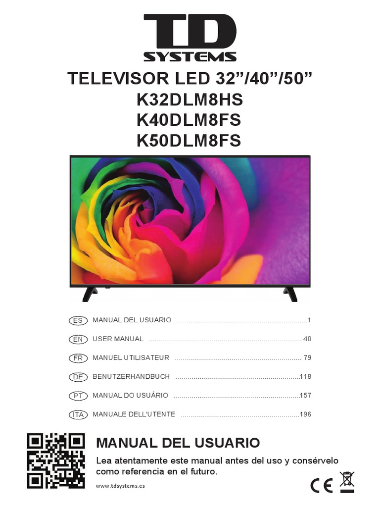 Manual de Usuario Televisores LED 32"-50" | PDF | Aplicación movil | Hdmi