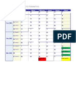 Cronograma Proyecto Formativo