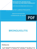 Bronquiolitis y laringotraqueitis