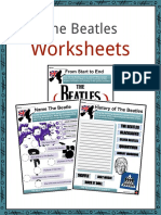 Sample The Beatles Worksheetsfg