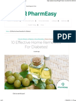 Effective Home Remedies For Diabetes - PharmEasy
