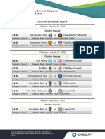 Horarios