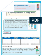 DIA 2 Planificamos y Elaboramos Una Propuesta Divertida