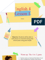 English 4 Lesson 1