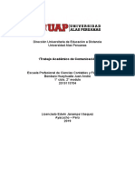 Trabajo Academico Comunicación, Juan Ben