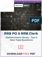 Alphanumeric Series Questions for RRB PO & Clerk Exams