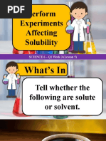 Solute and Solvent Activity Worksheet | PDF | Solution | Concentration