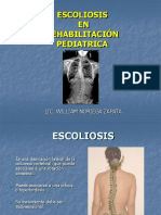 Clase de Escoliosis en Rehabilitacion Pediatrica