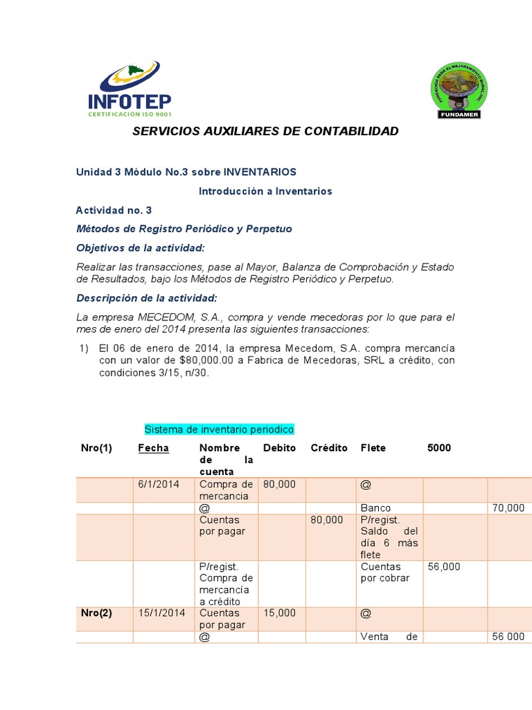 Actividad No 3 Módulo 3 Unidad No 3 Pdf Bancario Industrias De