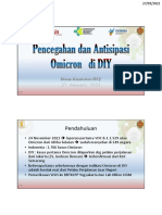 Antisipasi Omicron DIY 27 Jan 22