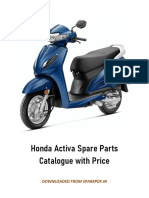 Honda Activa Spare Parts Price List PDF SPARKPDF - in