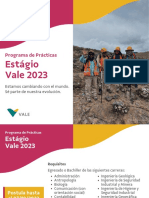 Estágio Vale 2023: Programa de Prácticas