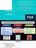 Clase 12 - Examen Microbiológico de Productos No Estériles IIB