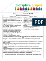 Fichas Descriptivas Grupales y Del Alumno-Cuarto