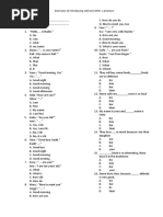 Latihan Self Introducing + Pronoun Kelas X