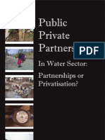 PPPs_In_Water_Sector - Participation or Privatisation