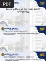 NUR C307 - M2 - Nursing Care of The Older Adult in Wellness