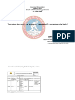 Formatos de Control de Limpieza y Desinfección en Restaurante Sarita