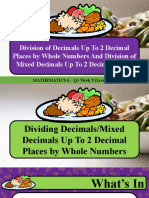 (Math 6 WK 9 L13) - Division of Decimal Numbers